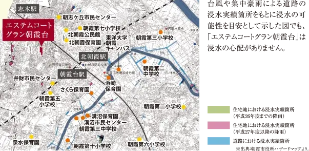 内水ハザードマップ