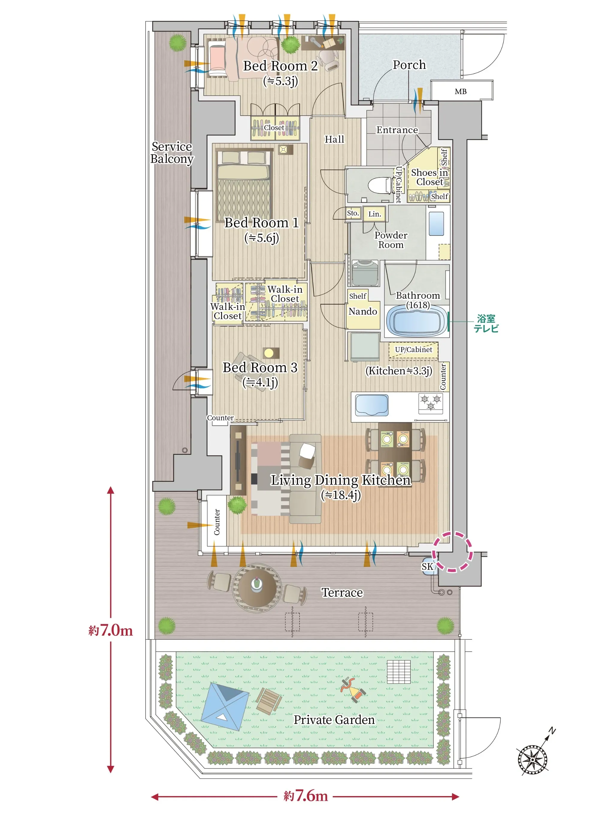 Hgタイプ 間取り