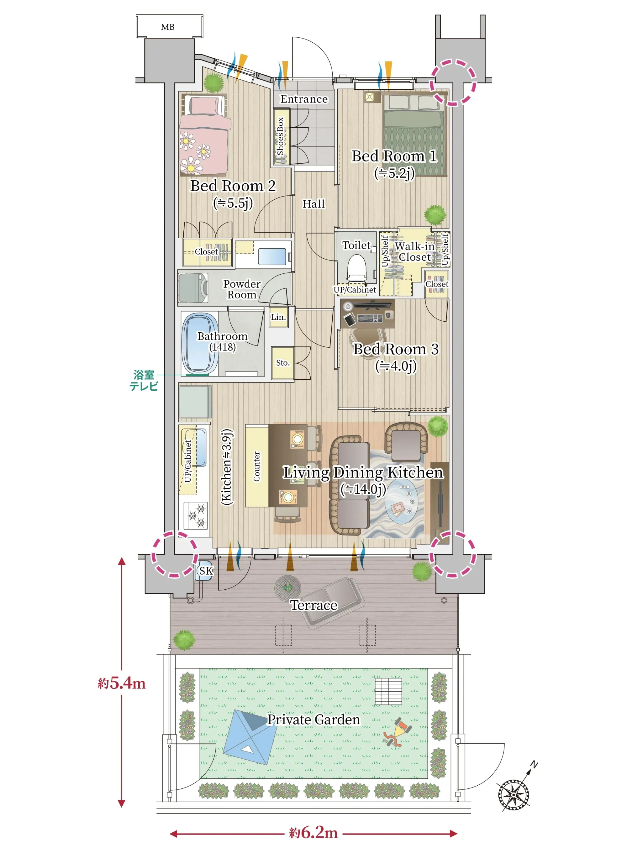 Kgタイプ 間取り